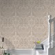 Desire Taupe Cream Damask Wallpaper, Desire Gold Damask Wallpaper