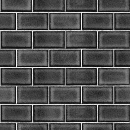 Beaux Arts 2 Brick Tile Dark Blue