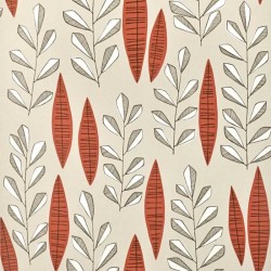 Garden City Putty Rouge Wallpaper